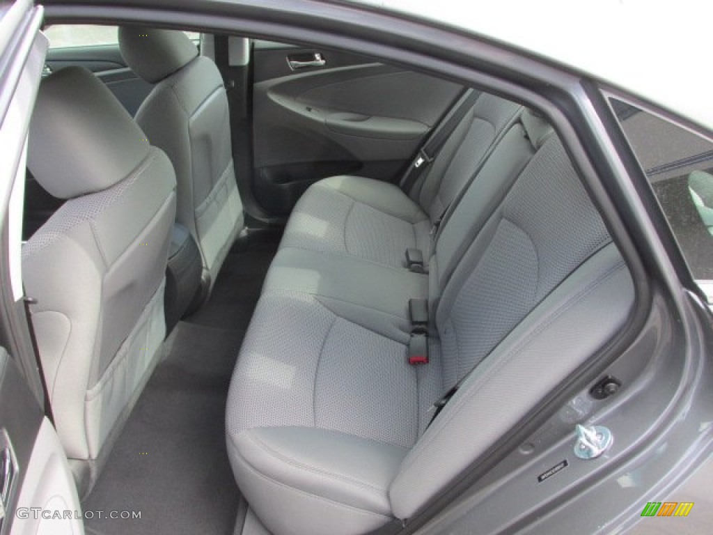 2014 Sonata GLS - Harbor Gray Metallic / Gray photo #14
