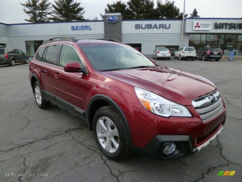 2014 Outback 3.6R Limited - Venetian Red Pearl / Black photo #1