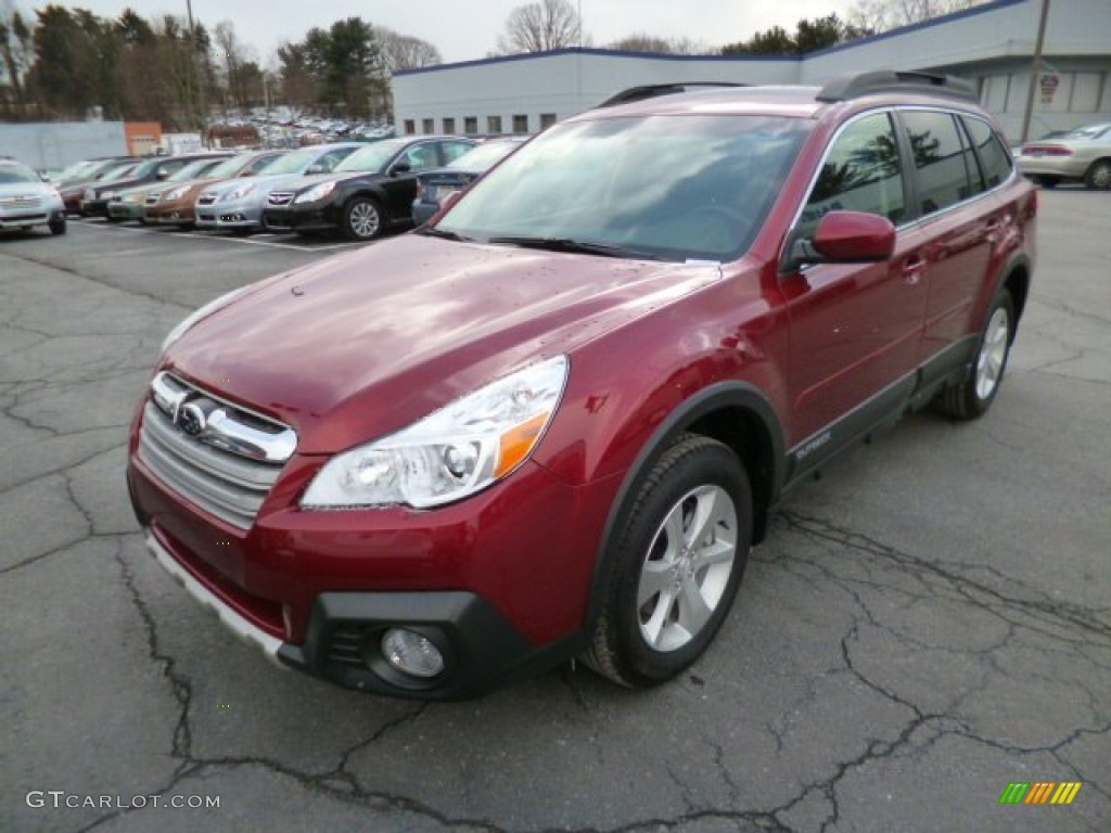 2014 Outback 3.6R Limited - Venetian Red Pearl / Black photo #3