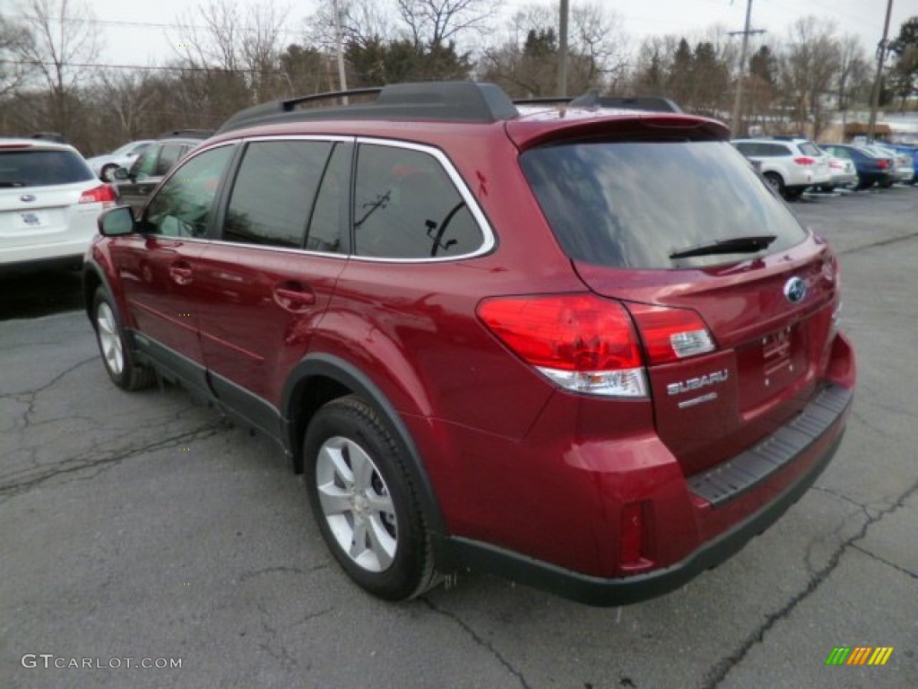 2014 Outback 3.6R Limited - Venetian Red Pearl / Black photo #5
