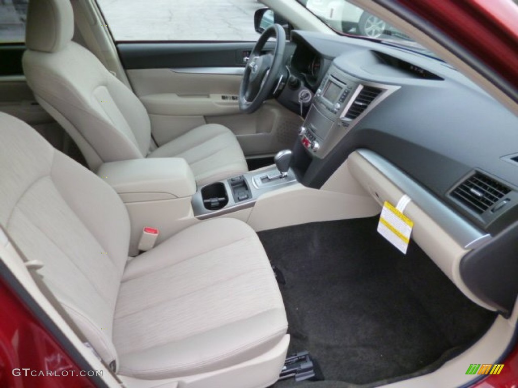 2014 Outback 2.5i Premium - Venetian Red Pearl / Ivory photo #10