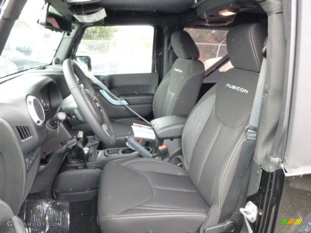 2014 Jeep Wrangler Rubicon 4x4 Front Seat Photo #90920872