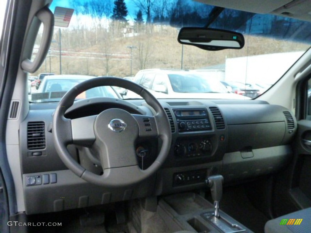 2005 Xterra Off Road 4x4 - Night Armor Pearl / Blue/Graphite photo #6
