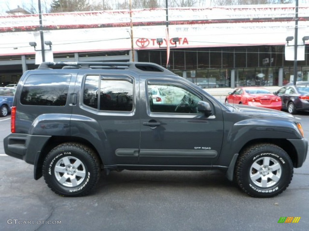 2005 Xterra Off Road 4x4 - Night Armor Pearl / Blue/Graphite photo #10