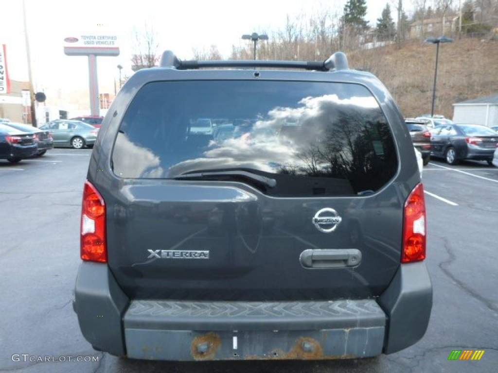 2005 Xterra Off Road 4x4 - Night Armor Pearl / Blue/Graphite photo #14