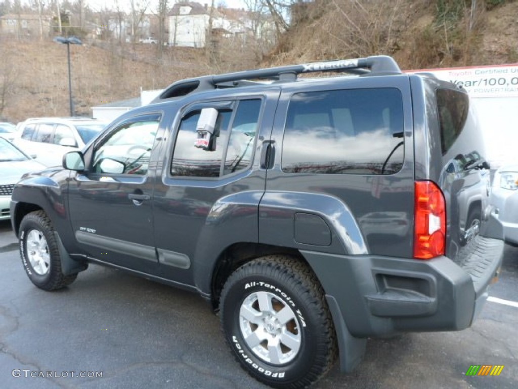 2005 Xterra Off Road 4x4 - Night Armor Pearl / Blue/Graphite photo #15