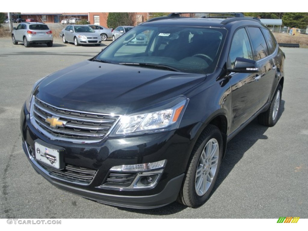 2014 Traverse LT - Black Granite Metallic / Ebony photo #2