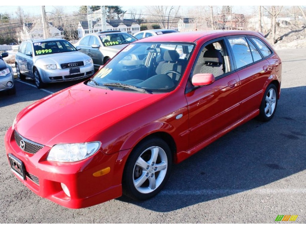 Classic Red 2003 Mazda Protege 5 Wagon Exterior Photo #90922984
