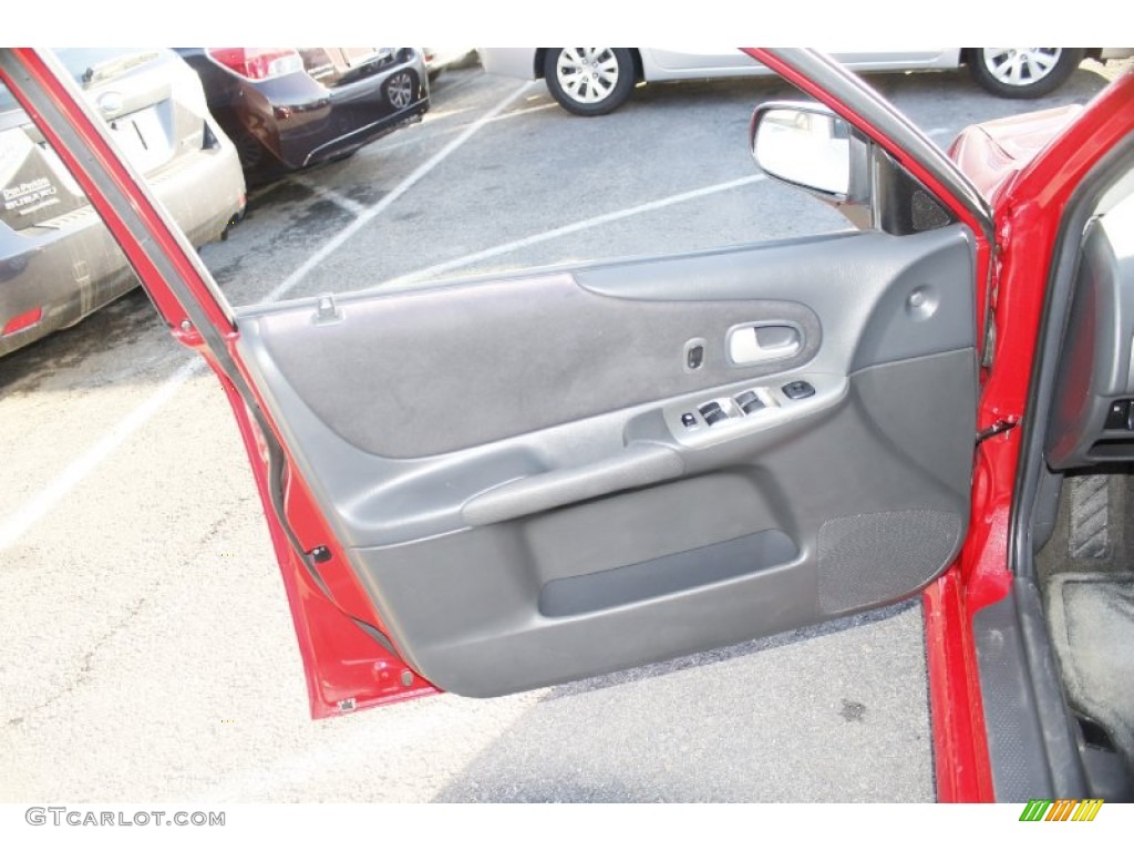 2003 Protege 5 Wagon - Classic Red / Off Black photo #18