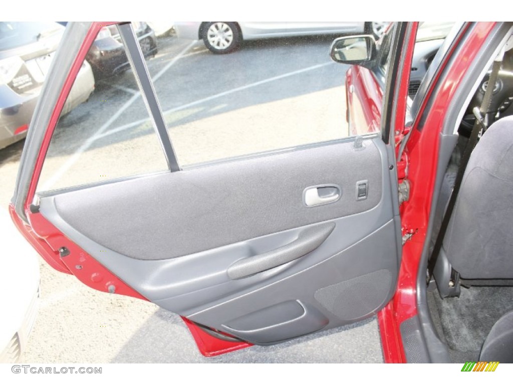 2003 Protege 5 Wagon - Classic Red / Off Black photo #19