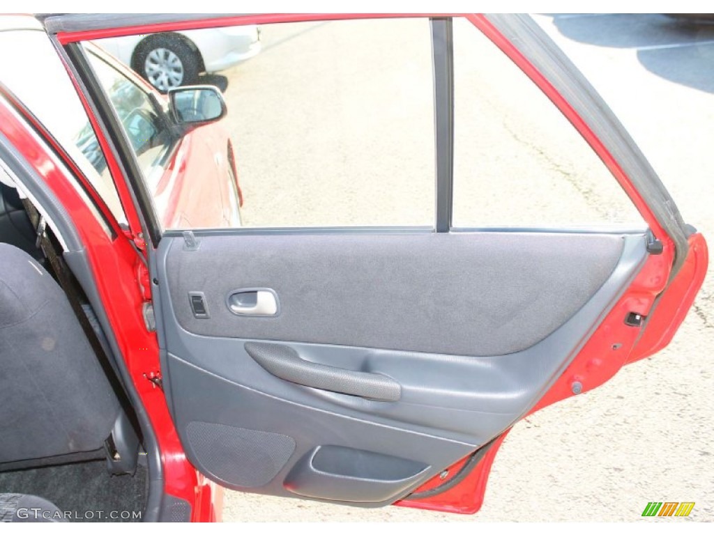 2003 Protege 5 Wagon - Classic Red / Off Black photo #20