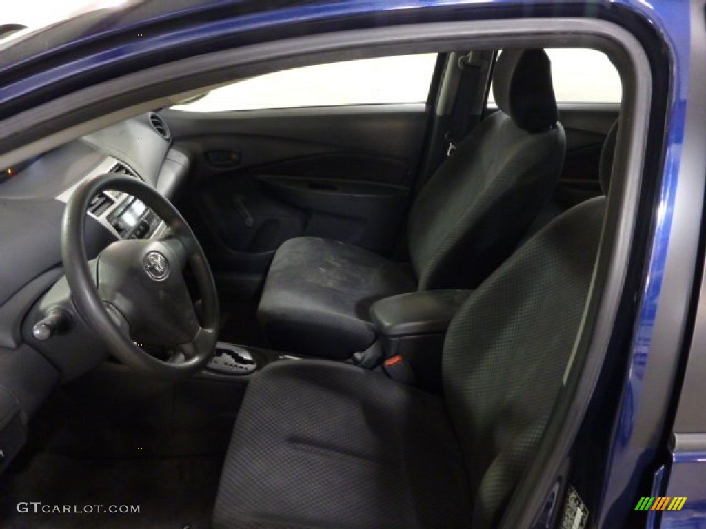 2007 Yaris Sedan - Nautical Blue Metallic / Dark Charcoal photo #4
