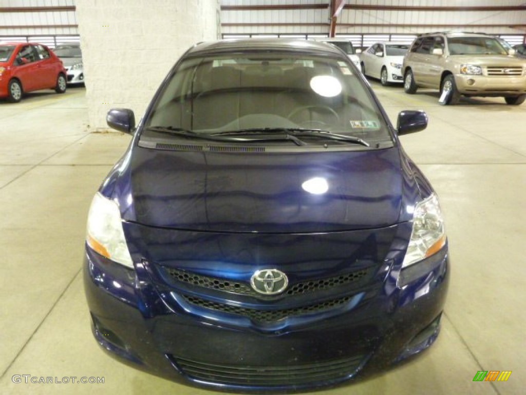 2007 Yaris Sedan - Nautical Blue Metallic / Dark Charcoal photo #17