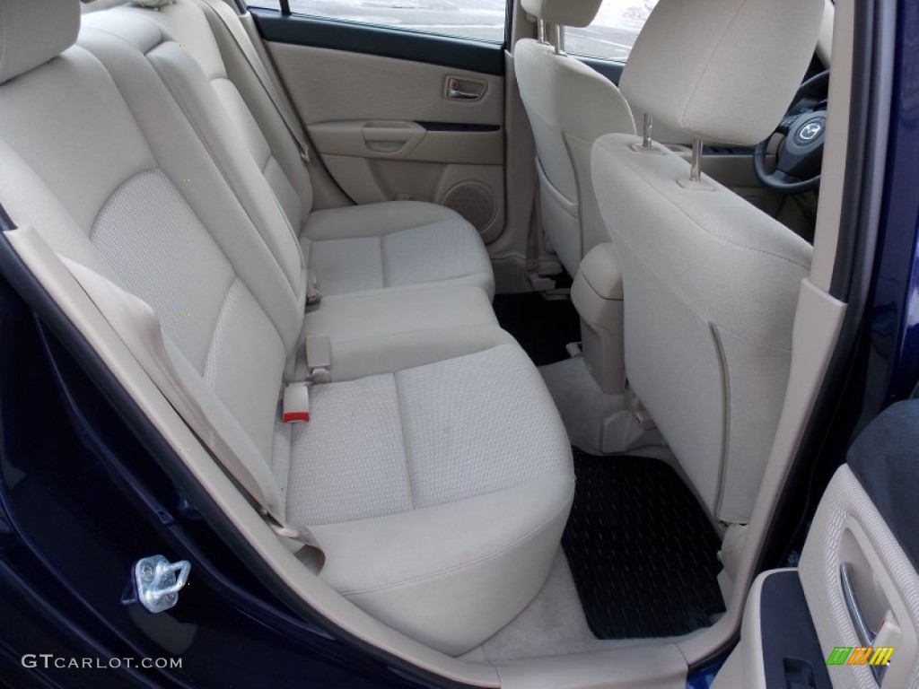 2009 MAZDA3 i Touring Sedan - Stormy Blue Mica / Beige photo #22
