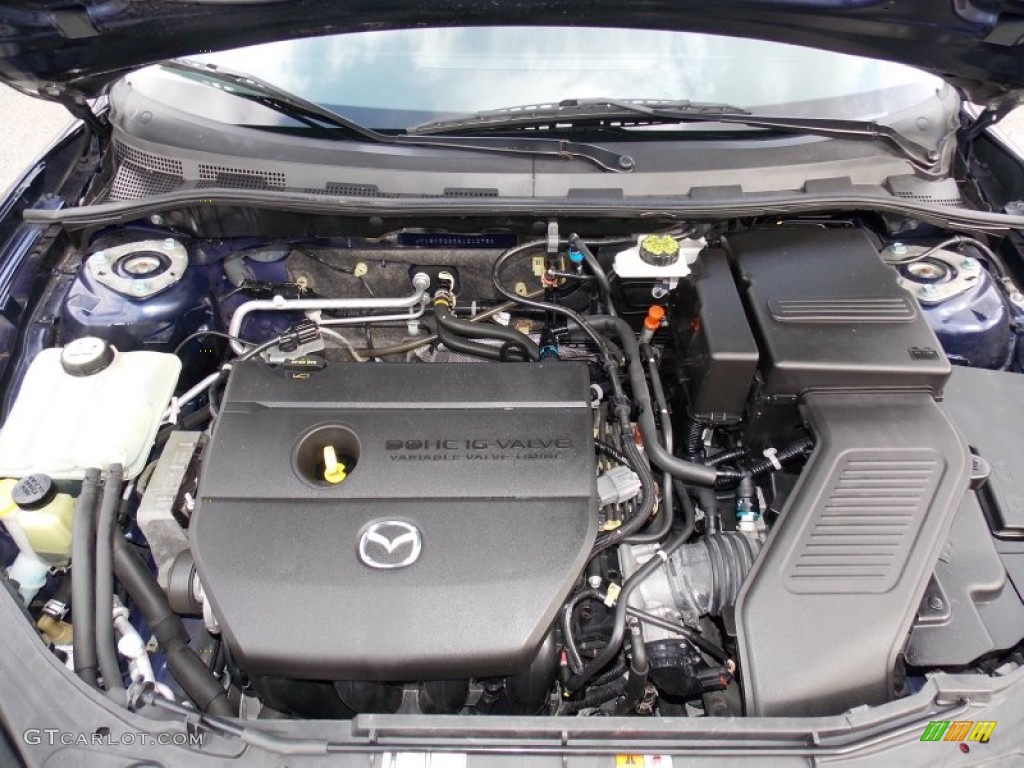 2009 MAZDA3 i Touring Sedan - Stormy Blue Mica / Beige photo #26