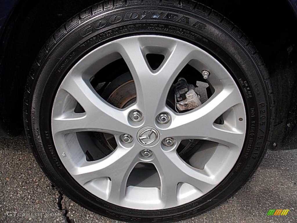 2009 MAZDA3 i Touring Sedan - Stormy Blue Mica / Beige photo #27