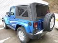 2014 Hydro Blue Pearl Coat Jeep Wrangler Sport 4x4  photo #3