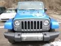 2014 Hydro Blue Pearl Coat Jeep Wrangler Sport 4x4  photo #8