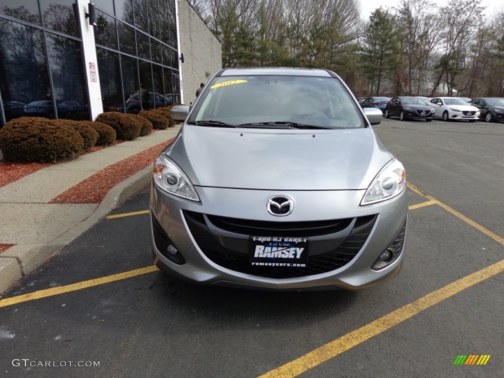 2012 MAZDA5 Grand Touring - Liquid Silver Metallic / Black photo #1