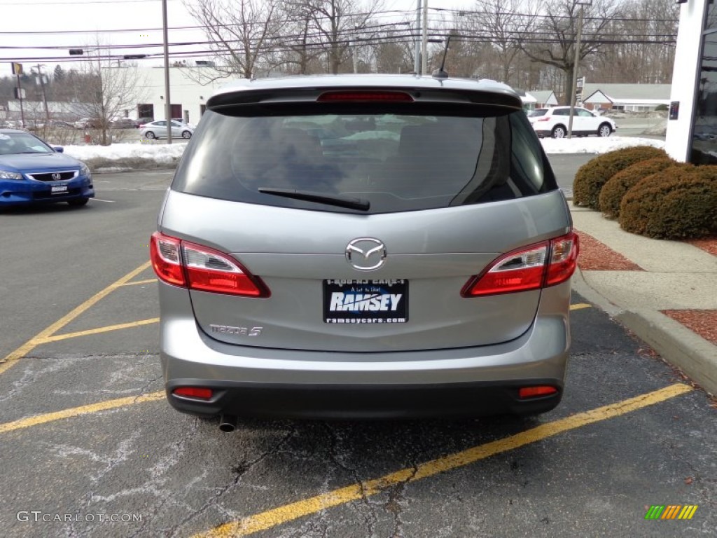 2012 MAZDA5 Grand Touring - Liquid Silver Metallic / Black photo #5