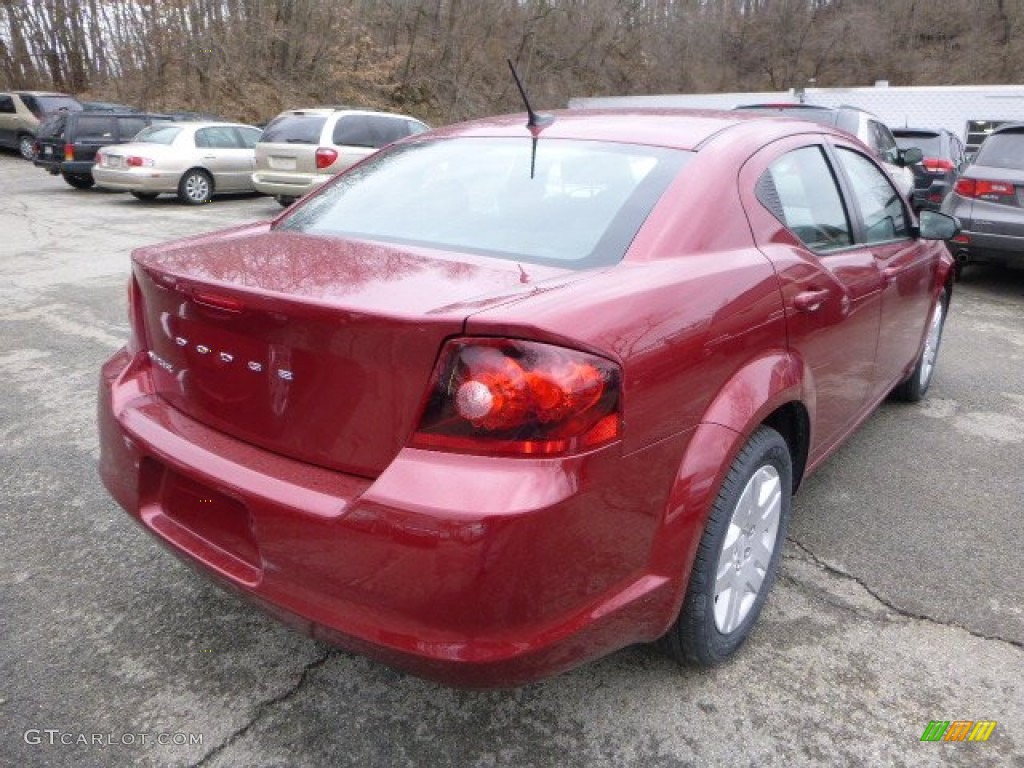 2014 Avenger SE - Deep Cherry Red Crystal Pearl / Black photo #5