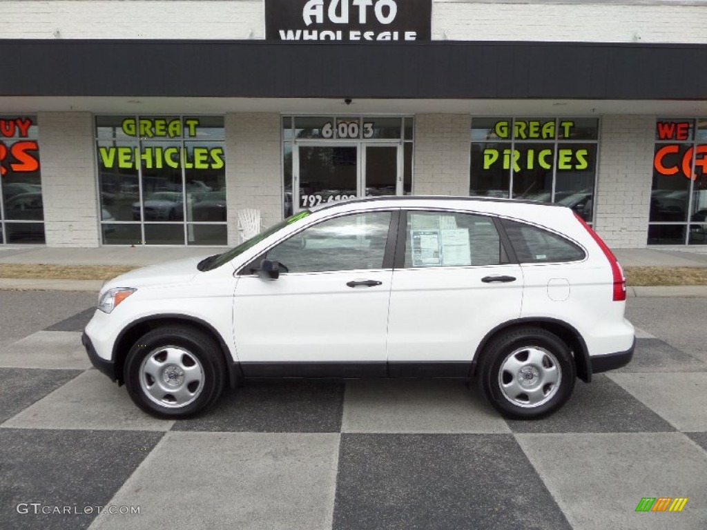 2009 CR-V LX - Taffeta White / Gray photo #1