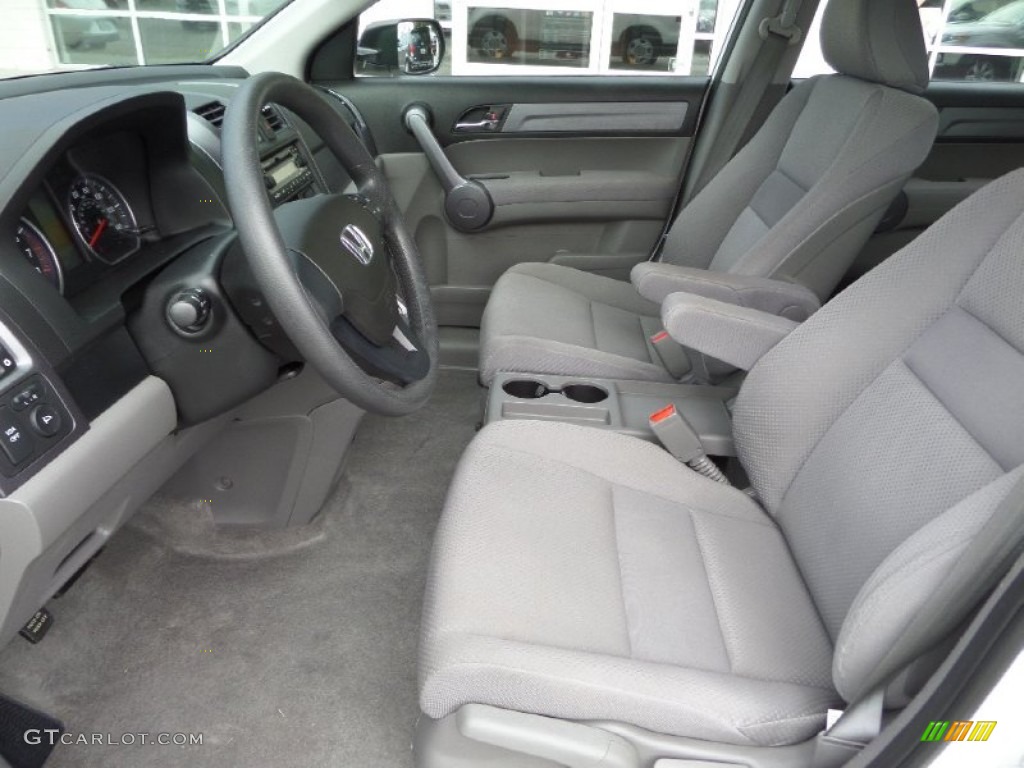 2009 CR-V LX - Taffeta White / Gray photo #11