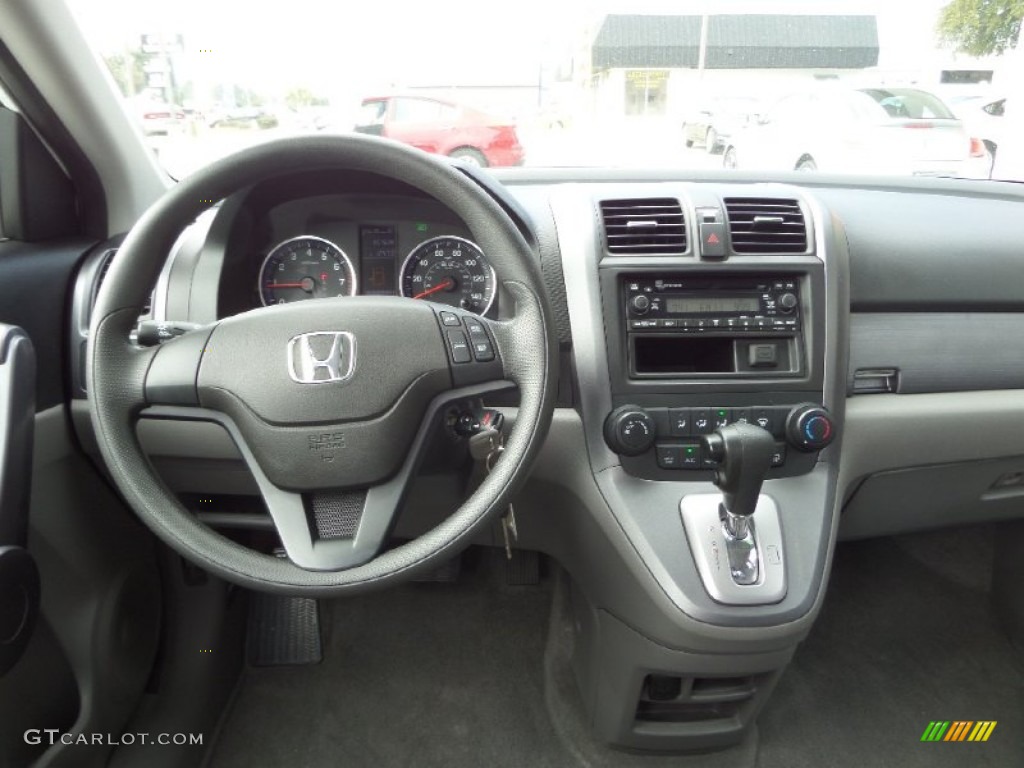 2009 CR-V LX - Taffeta White / Gray photo #15