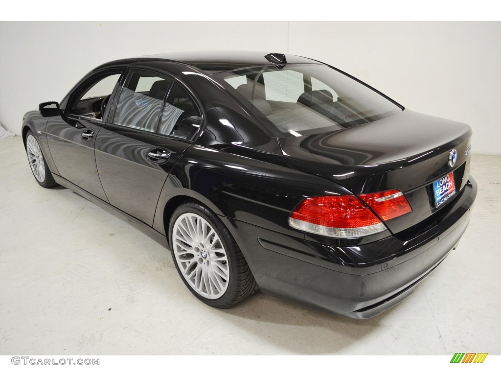 2008 7 Series 750i Sedan - Jet Black / Black photo #6