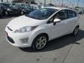 2012 Oxford White Ford Fiesta SES Hatchback  photo #3