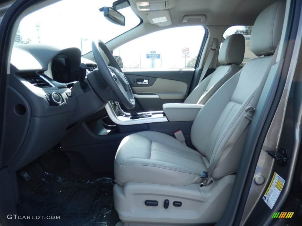 Medium Light Stone Interior 2014 Ford Edge Limited AWD Photo #90931682