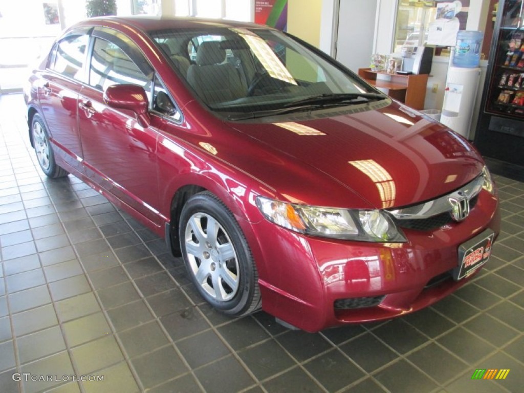 Tango Red Pearl Honda Civic