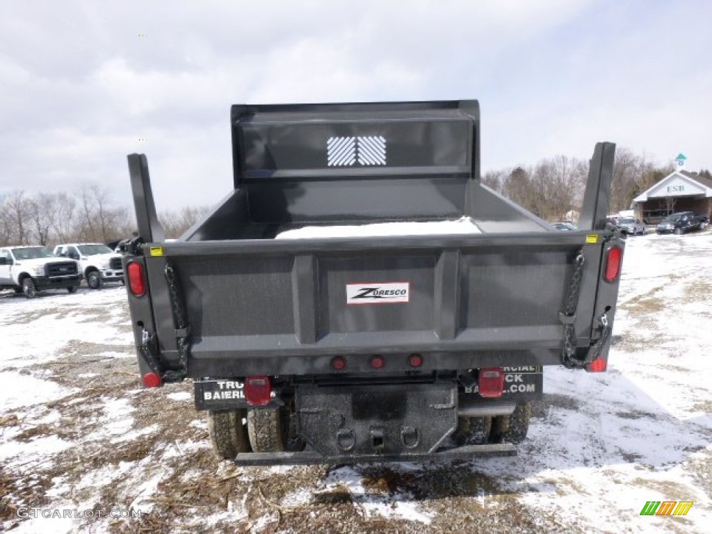 2014 F350 Super Duty XL Regular Cab 4x4 Dump Truck - Oxford White / Steel photo #7