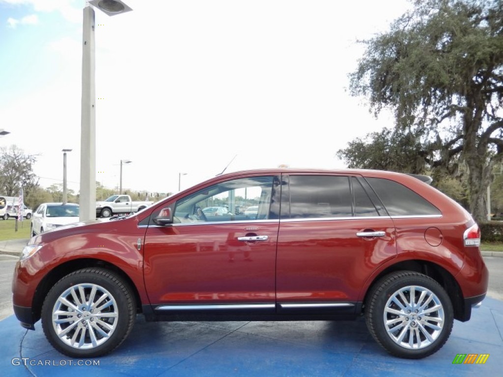 Sunset Metallic 2014 Lincoln MKX FWD Exterior Photo #90932546