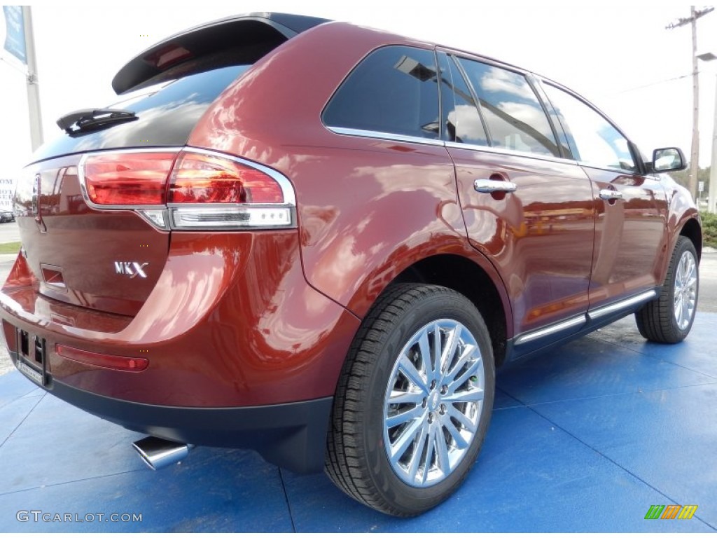 2014 MKX FWD - Sunset Metallic / Medium Light Stone photo #3