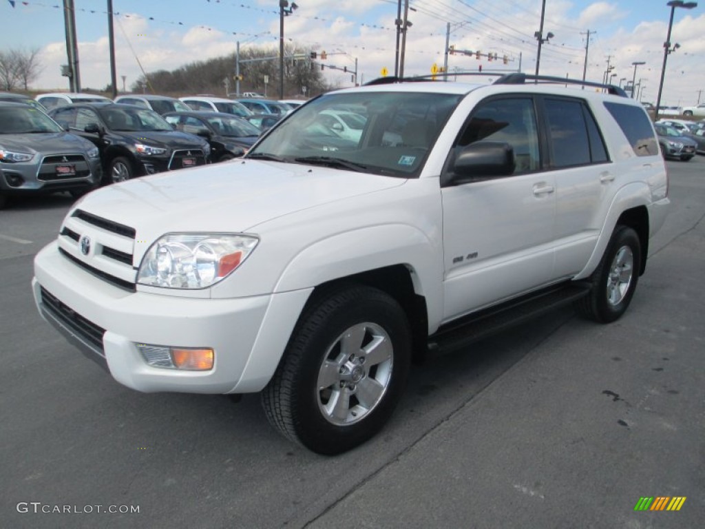 2004 4Runner SR5 4x4 - Natural White / Stone photo #3