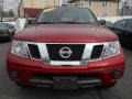 2013 Lava Red Nissan Frontier SV V6 Crew Cab 4x4  photo #2