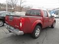 2013 Lava Red Nissan Frontier SV V6 Crew Cab 4x4  photo #4