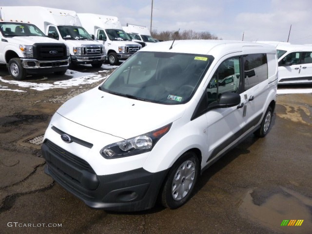 Frozen White 2014 Ford Transit Connect XL Van Exterior Photo #90932943
