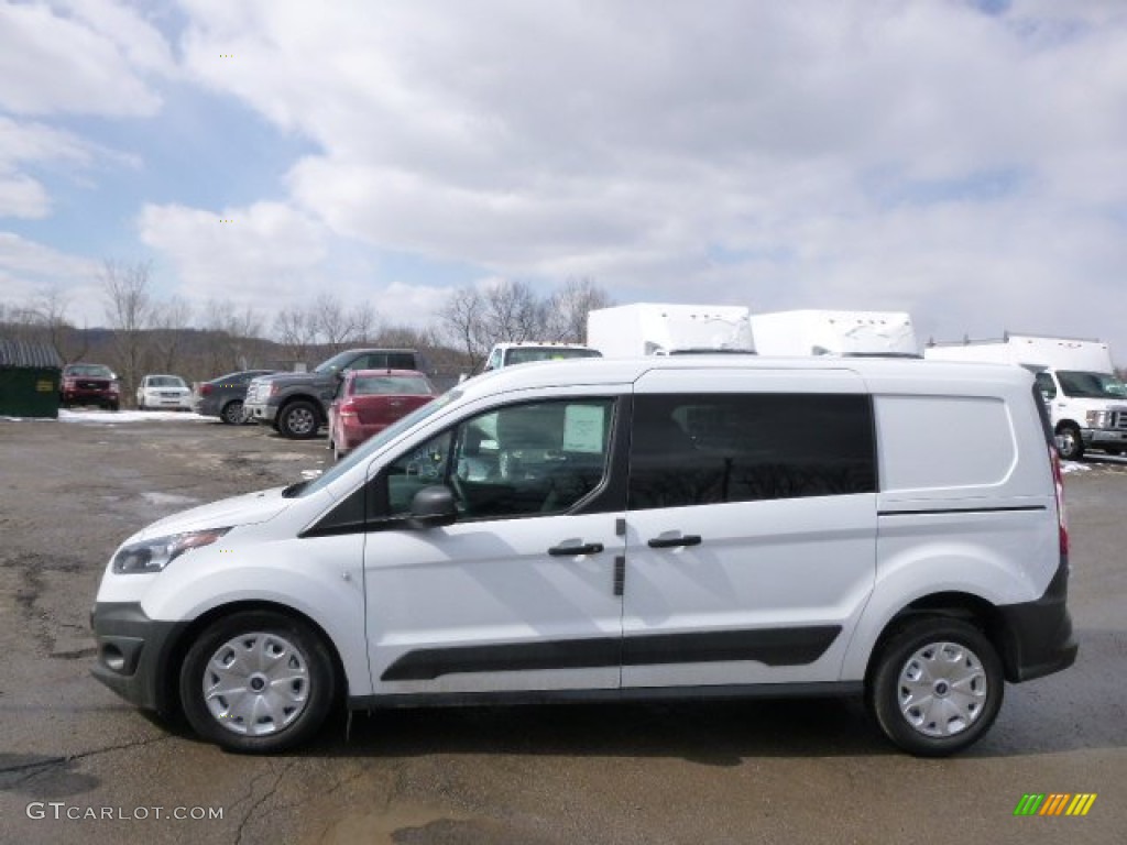 Frozen White 2014 Ford Transit Connect XL Van Exterior Photo #90932966