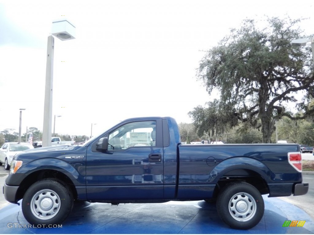 Blue Jeans 2014 Ford F150 XL Regular Cab Exterior Photo #90933309