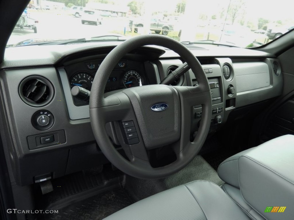 2014 Ford F150 XL Regular Cab Steel Grey Dashboard Photo #90933412
