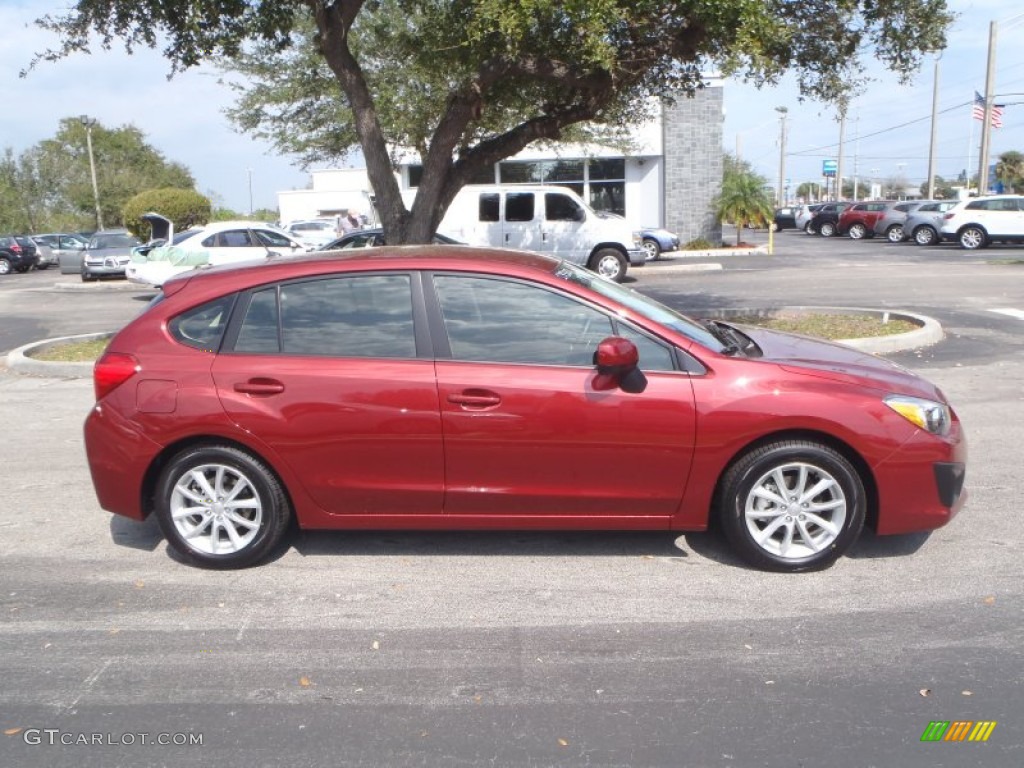 Venetian Red Pearl 2014 Subaru Impreza 2.0i Premium 5 Door Exterior Photo #90933982