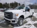 2014 Oxford White Ford F350 Super Duty XL SuperCab 4x4 Utility Truck  photo #4