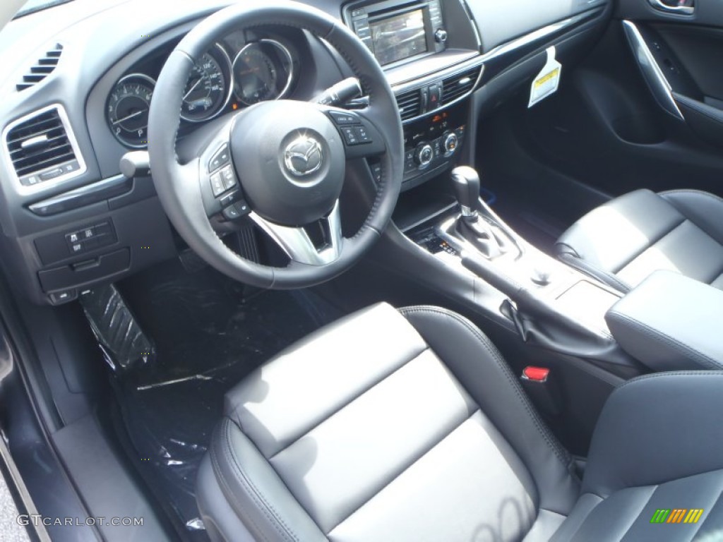 Black Interior 2015 Mazda Mazda6 Touring Photo #90935054