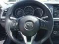Black 2015 Mazda Mazda6 Touring Steering Wheel