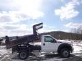 Oxford White 2014 Ford F450 Super Duty XL Regular Cab 4x4 Dump Truck