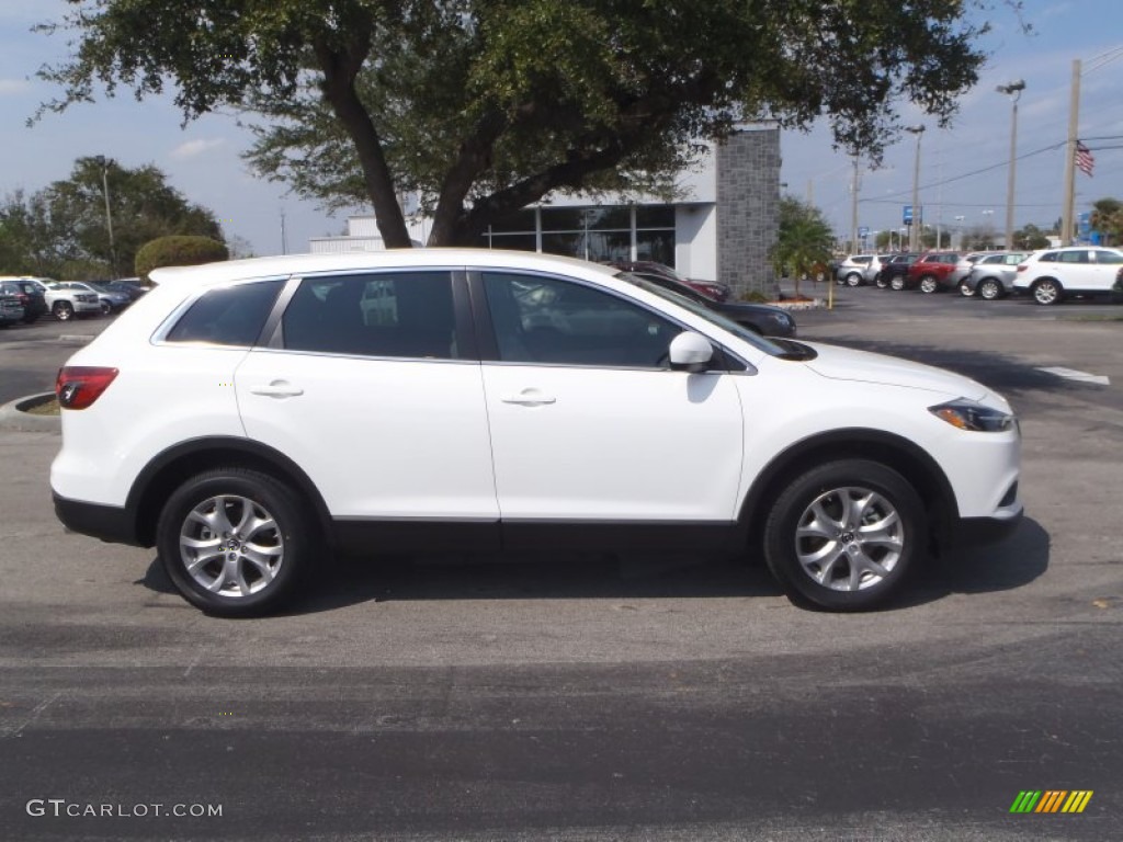 Crystal White Pearl 2014 Mazda CX-9 Touring Exterior Photo #90935957