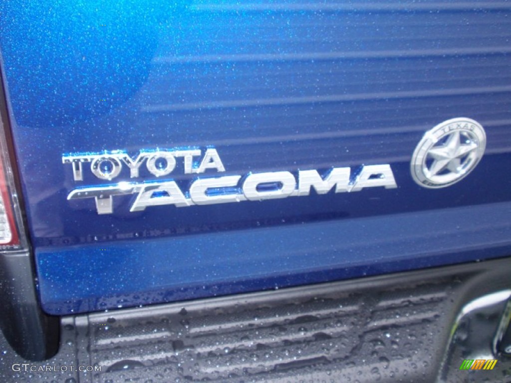 2014 Tacoma SR5 Prerunner Double Cab - Blue Ribbon Metallic / Sand Beige photo #16