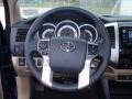2014 Toyota Tacoma Sand Beige Interior Steering Wheel Photo